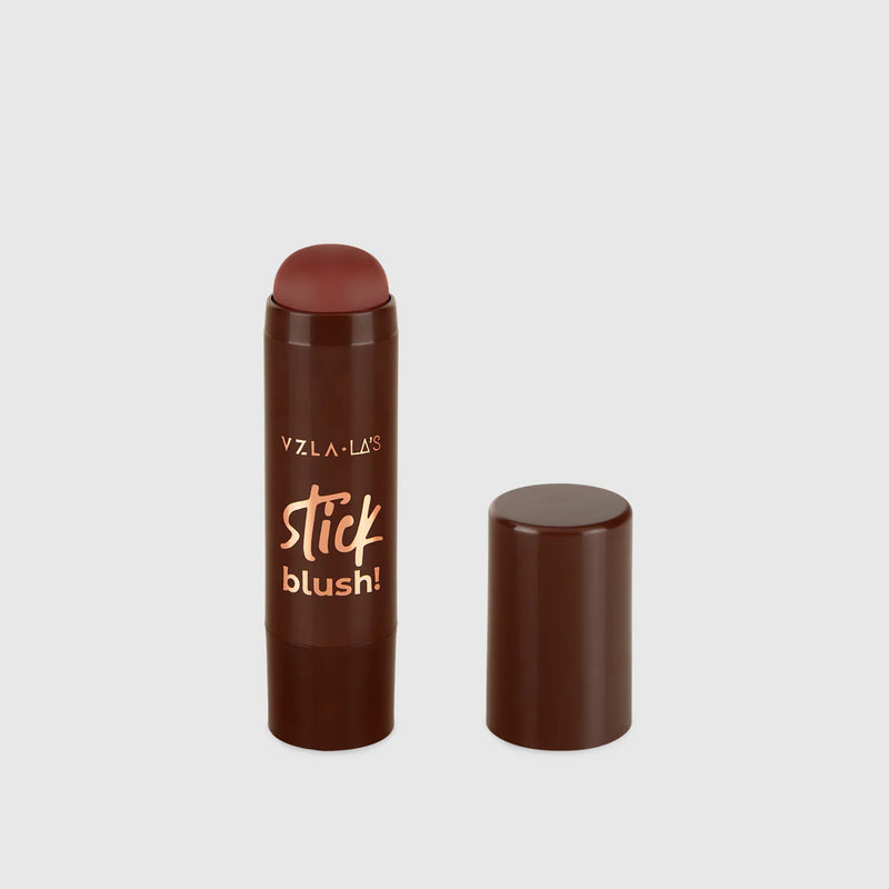 Stick Blush Red Mocha Cremoso - Vizzela  + La's- Para todo Tipo de Pele [Edição limitada]