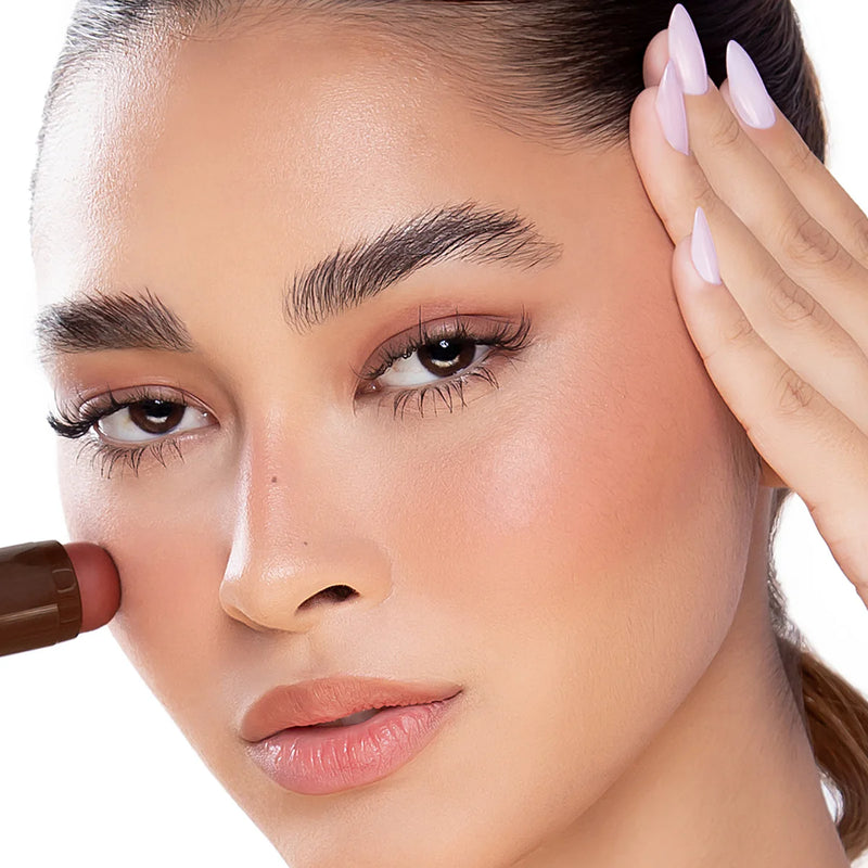 Stick Blush Red Mocha Cremoso - Vizzela  + La's- Para todo Tipo de Pele [Edição limitada]