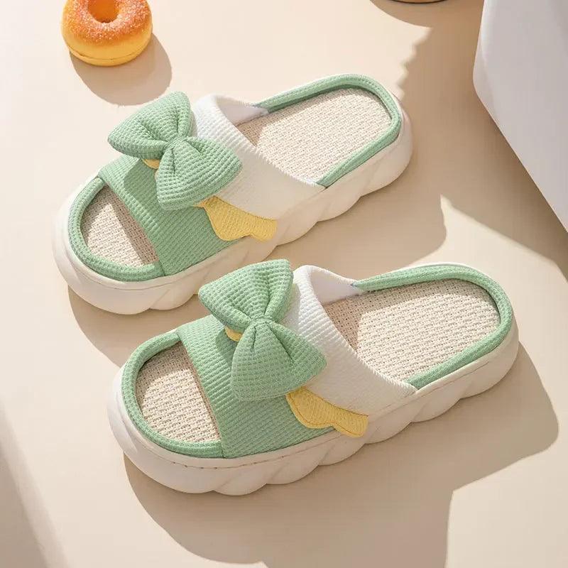 Chine-linho | Chinelo antiderrapante feito de linho ajuda na acumputura dos pés - Galeria desconto 