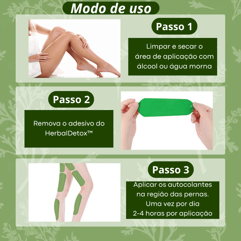 Adesivos HerbalDetox™ - Elimine Impurezas Do Corpo. 30 Unidades Reutilizáveis - Galeria desconto 